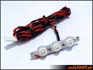 12mm BAR Strobe light, 8Wx3, T-Fuse