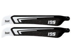 1st-RC Main Blades CFK 195 mm White - www.AeroPanda.com
