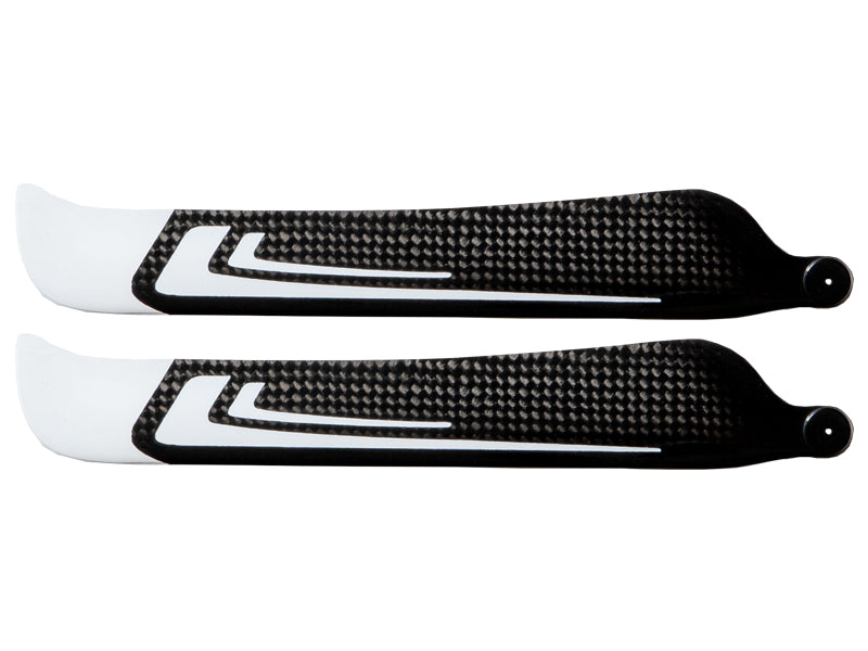 1st-RC Main Blades CFK 195 mm White - www.AeroPanda.com