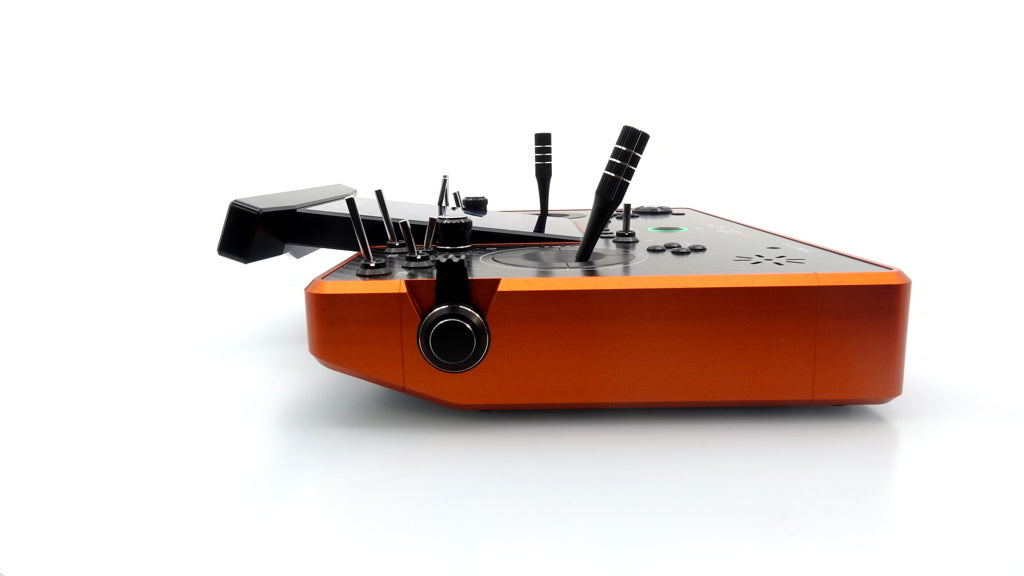 Jeti Duplex DC-24G2 2.4GHz/900MHz NG Carbon Line ORANGE ANODIZED