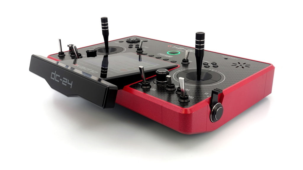 Jeti Duplex DC-24G2 2.4GHz/900MHz NG Carbon Line RUBY w/REX 12 ASSIST and Aluminum case