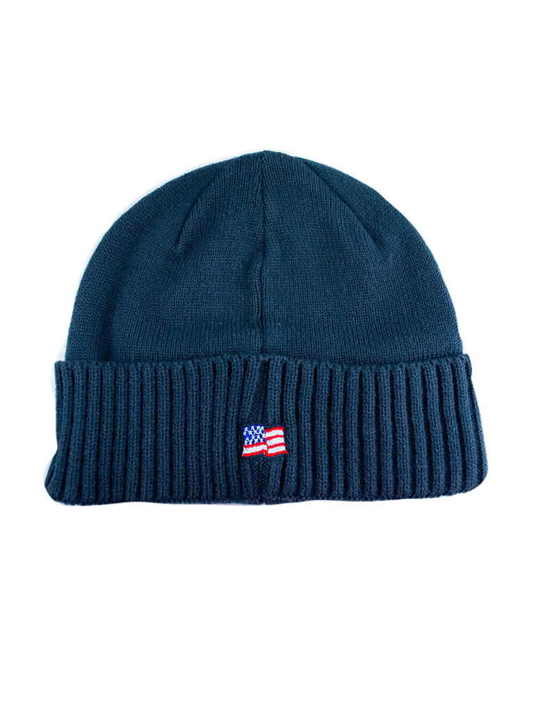 AEROPANDA Port Authority® Rib Knit Cuff Graphite Beanie