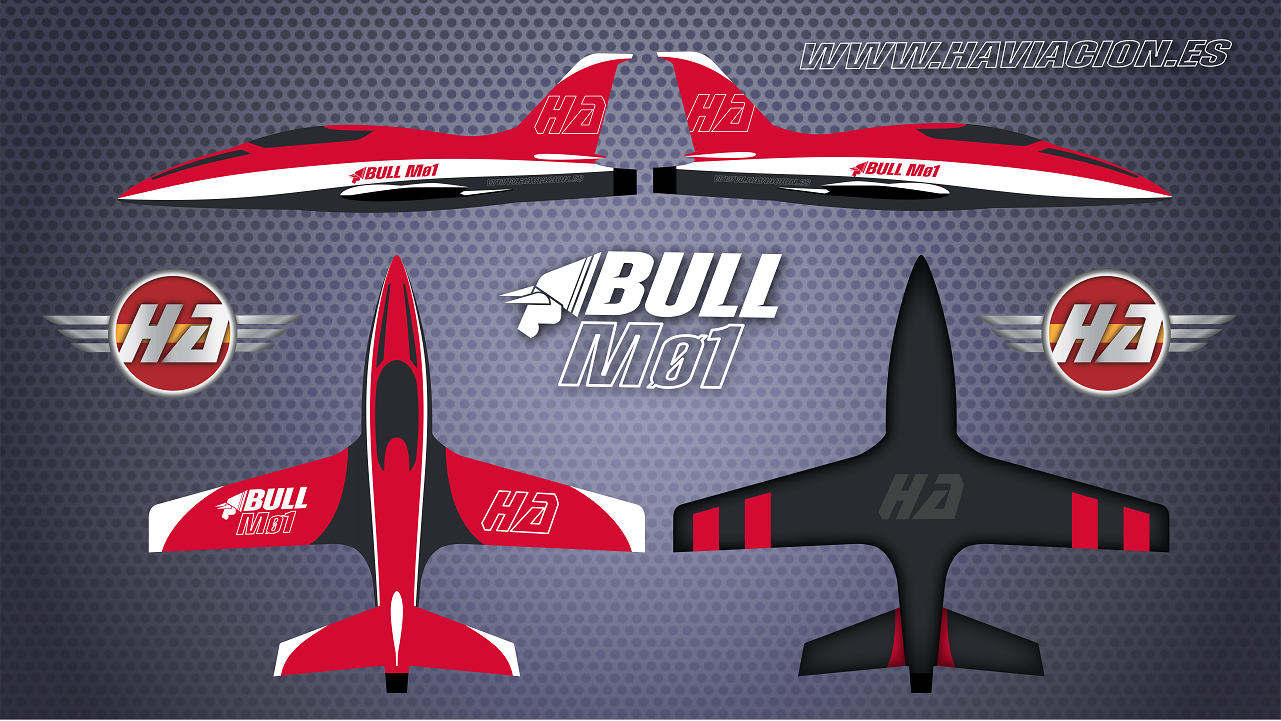 Hispano Aviation BULL Mø1 2.6m RED SCHEME