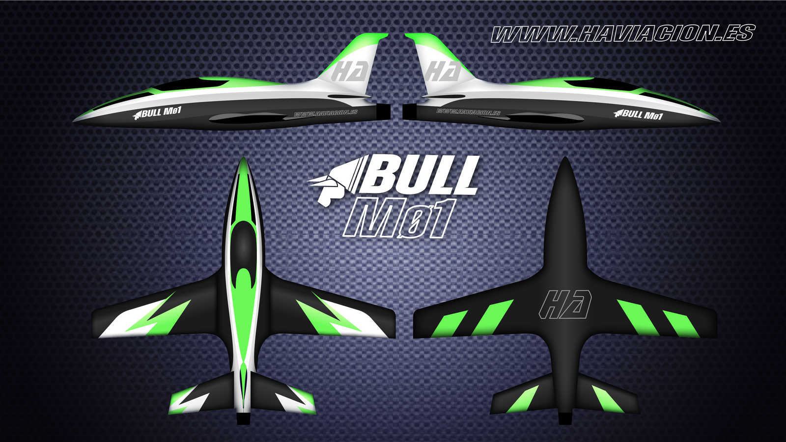 Hispano Aviation BULL Mø1 2.6m "KAWA" SCHEME