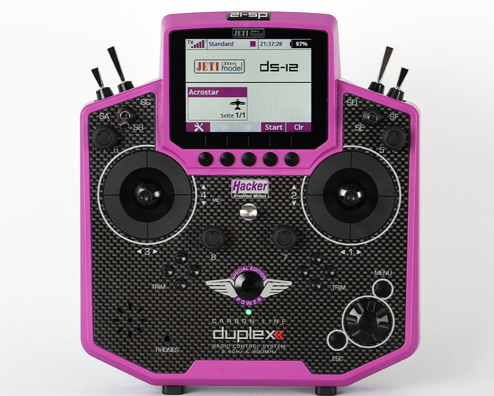 Jeti Duplex DS-12 Carbon Purple Multimode Special Edition 2.4GHz