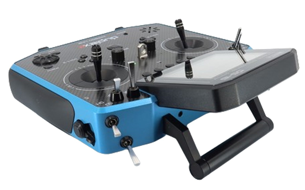 Jeti Duplex DS-16 G2 Carbon BLUE 2.4GHz/900MHz w/Rx R10, Aluminum Tx C ...