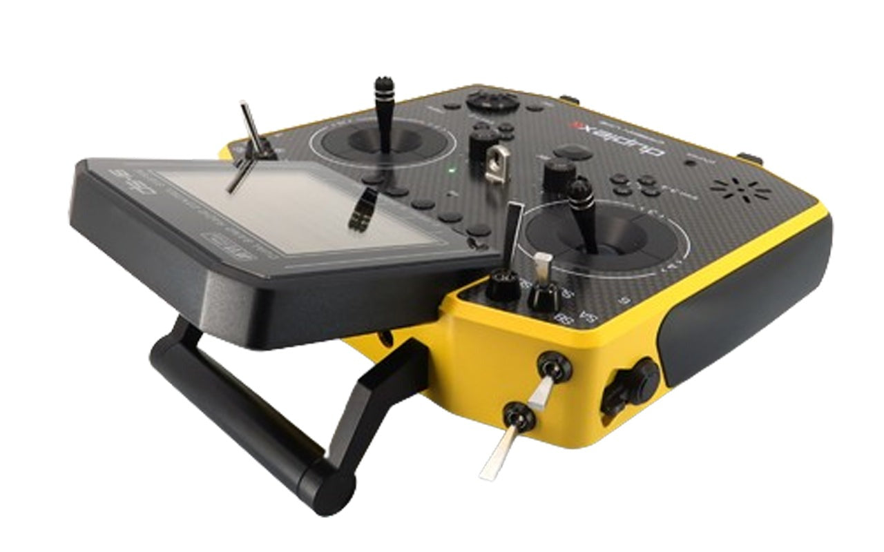 Jeti Duplex DS-16 G2 Carbon YELLOW 2.4GHz/900MHz w/Rx R10, Aluminum Tx ...