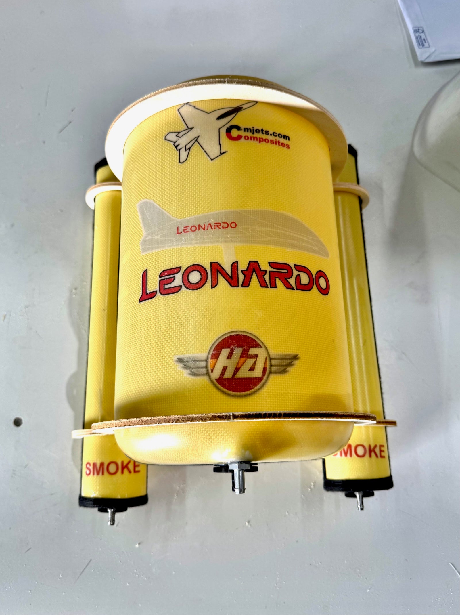 HISPANO AVIACION Kevlar Tank LEONARDO 4m PRO 8l + Smoke 2l