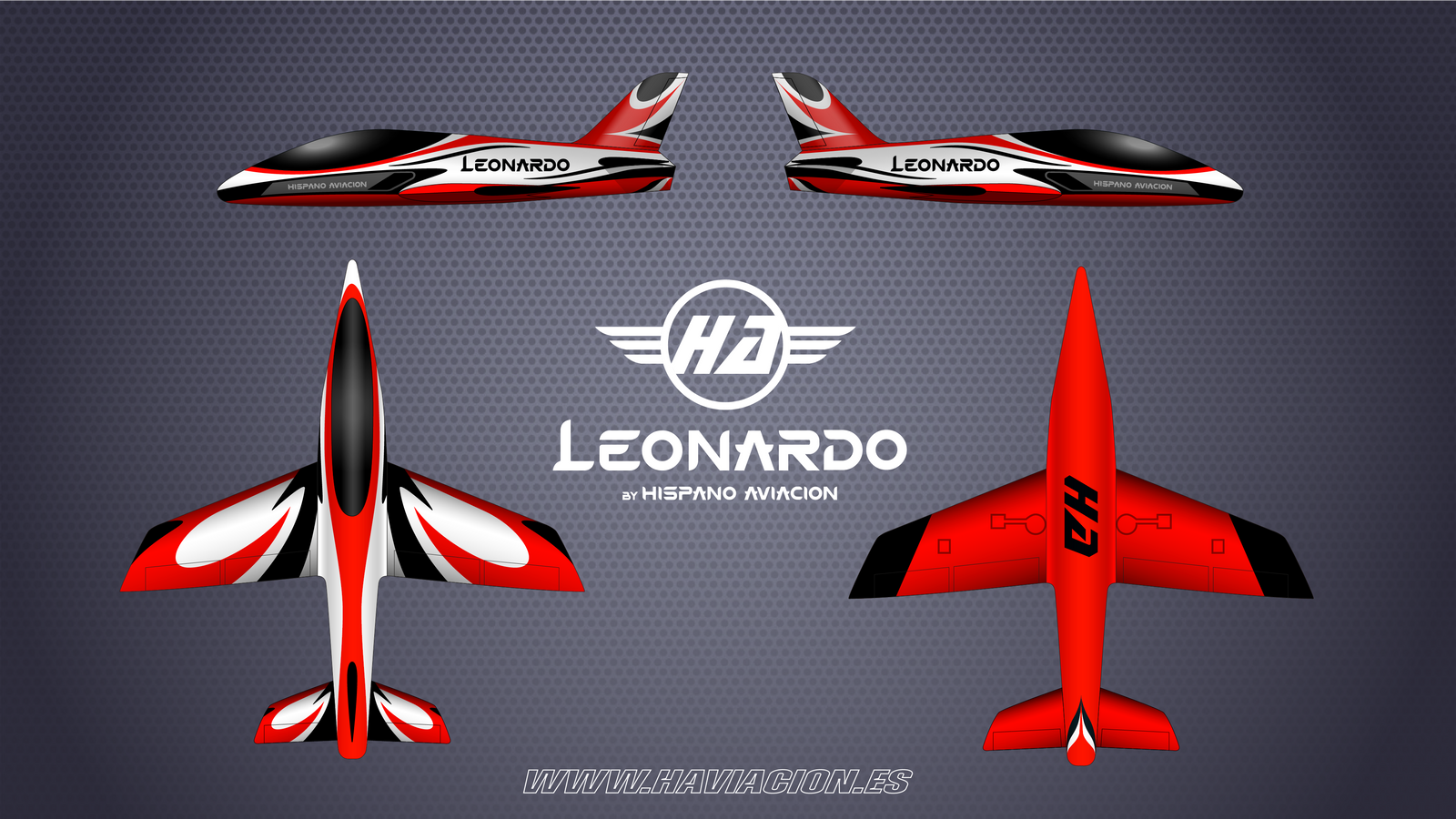 LEONARDO 3M Red Sport Scheme by HA