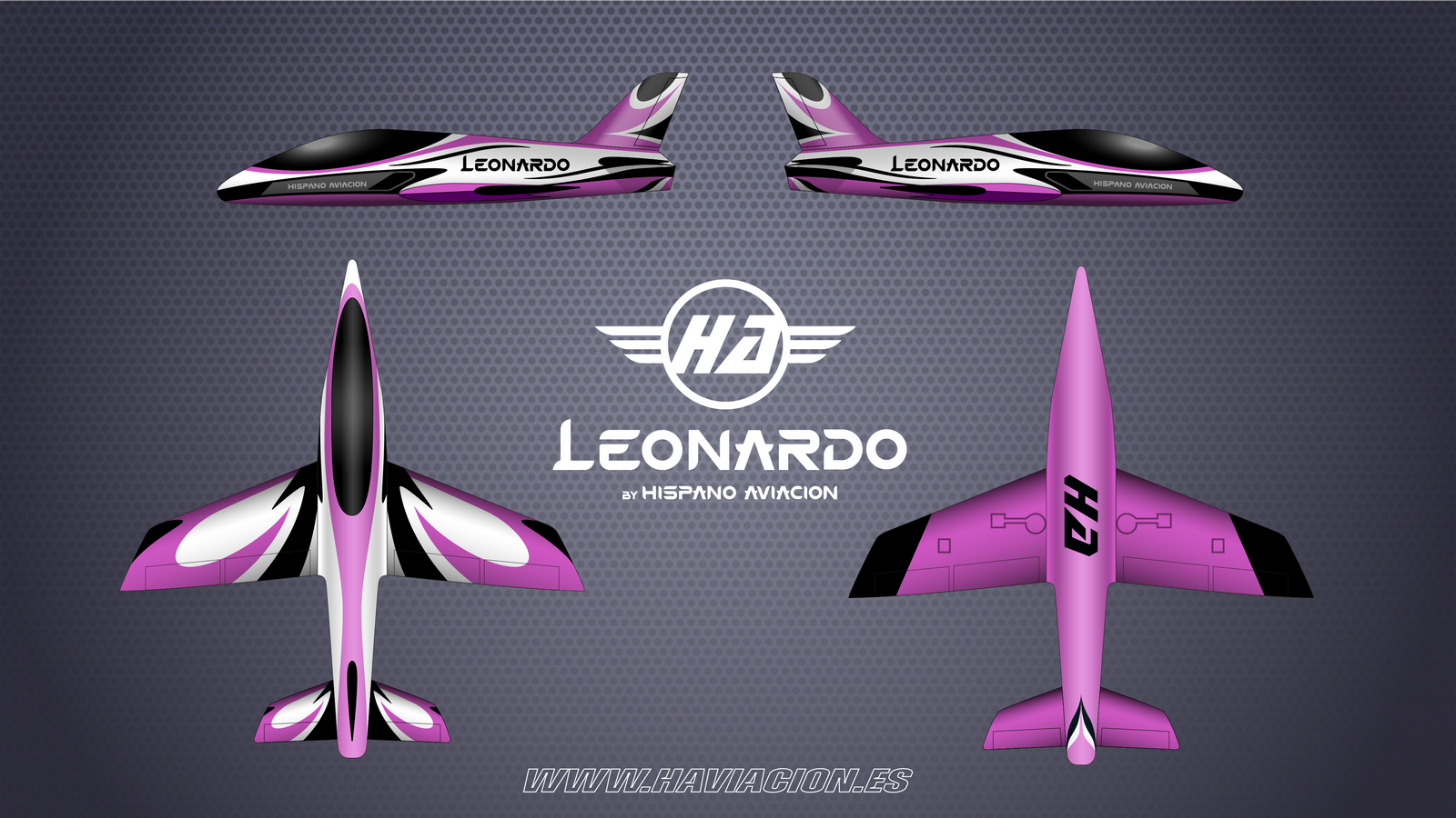 LEONARDO 3M Pink FLUOR Scheme by HA