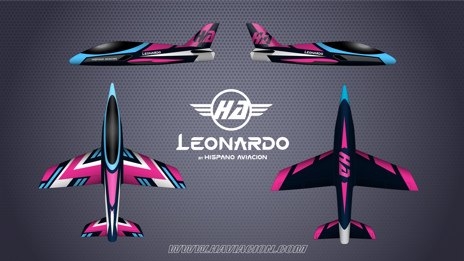 LEONARDO 4M Dark PINK Scheme by HA