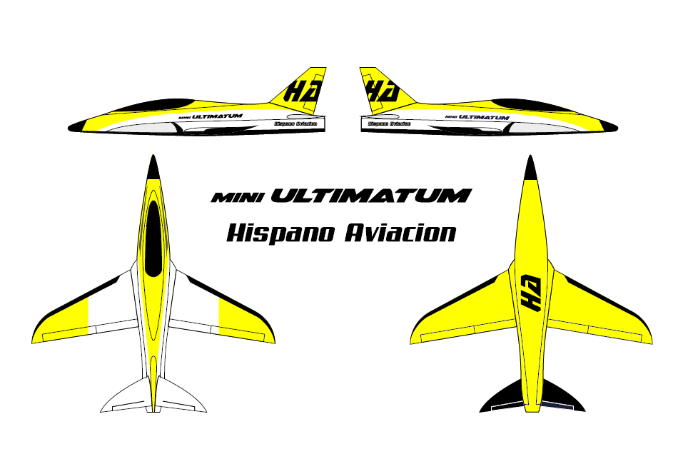 Mini ULTIMATUM 1.5m YELLOW Sport Scheme by HA
