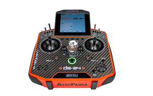 Jeti Duplex DS-24G2 2.4GHz/900MHz NG Carbon Line AEROPANDA SPECIAL EDITION - ORANGE CERAKOTE w/REX 12 ASSIST and Aluminum case