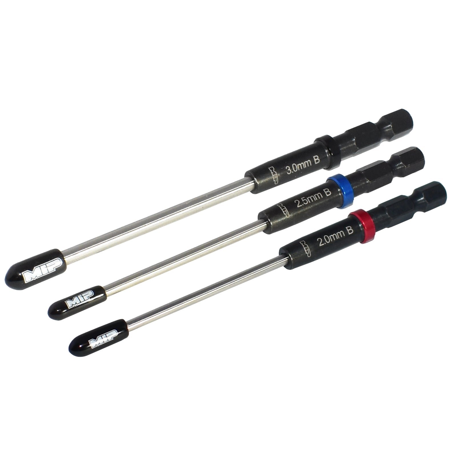 #9616 - MIP Speed Tip™ Ball Hex Driver Wrench Set Gen 2, Metric (3), 2.0mm, 2.5mm, & 3.0mm