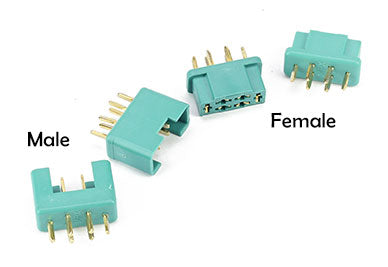 MPX Multiplex Connectors JETI (3 Pair) - www.AeroPanda.com