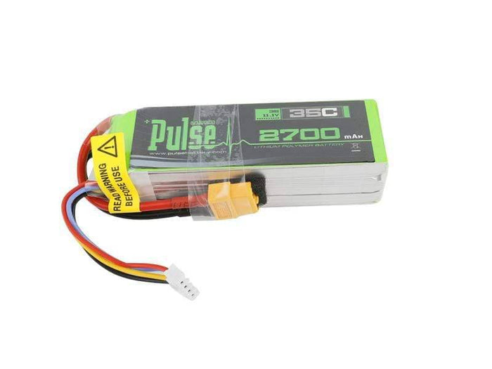 Pulse 2700mah 35C 11.1V 3S Lipo Battery - XT60 Connector