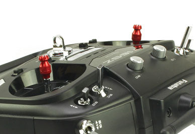 Transmitter Stick Ends V2 16mm JETI/JR/Spektrum M4 (Red)