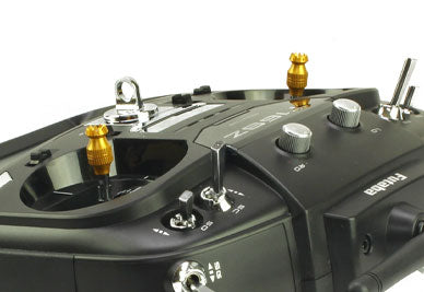 Transmitter Stick Ends V2 16mm JETI/JR/Spektrum M4 (Gold)