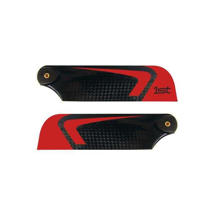 1st Tail Blades CFK 105mm CP (RED)