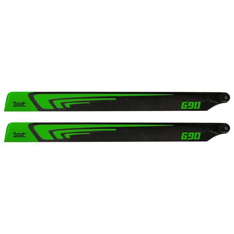 1st Main Blades CFK 690mm FBL (Green)
