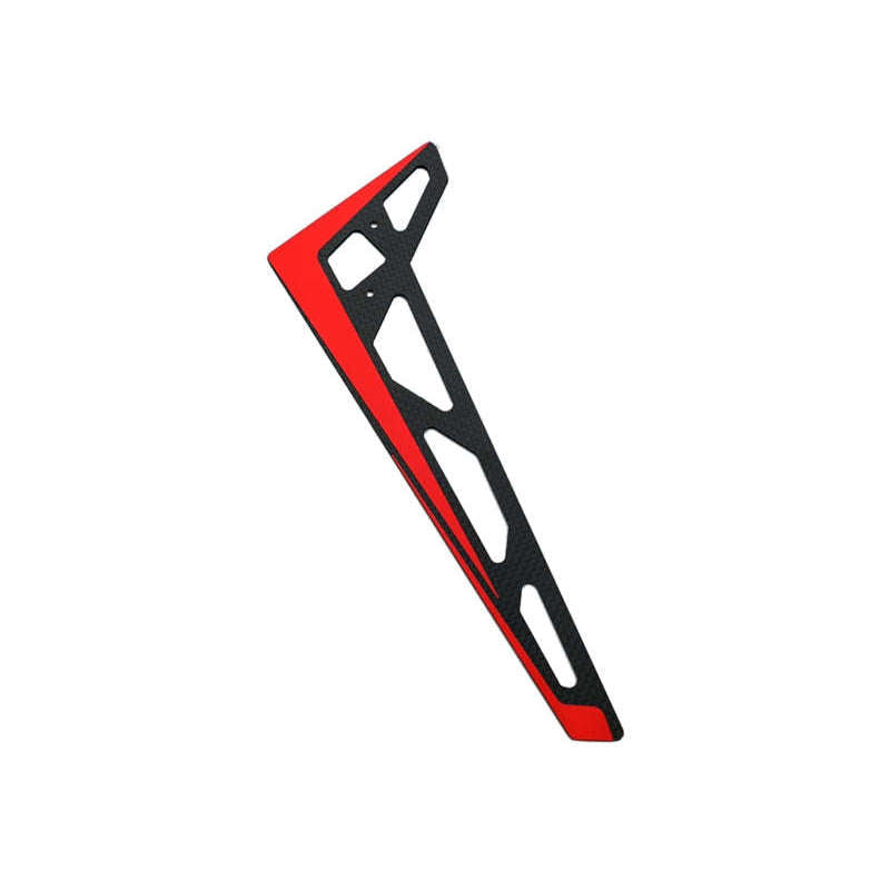 Carbon Vertical Fin Red