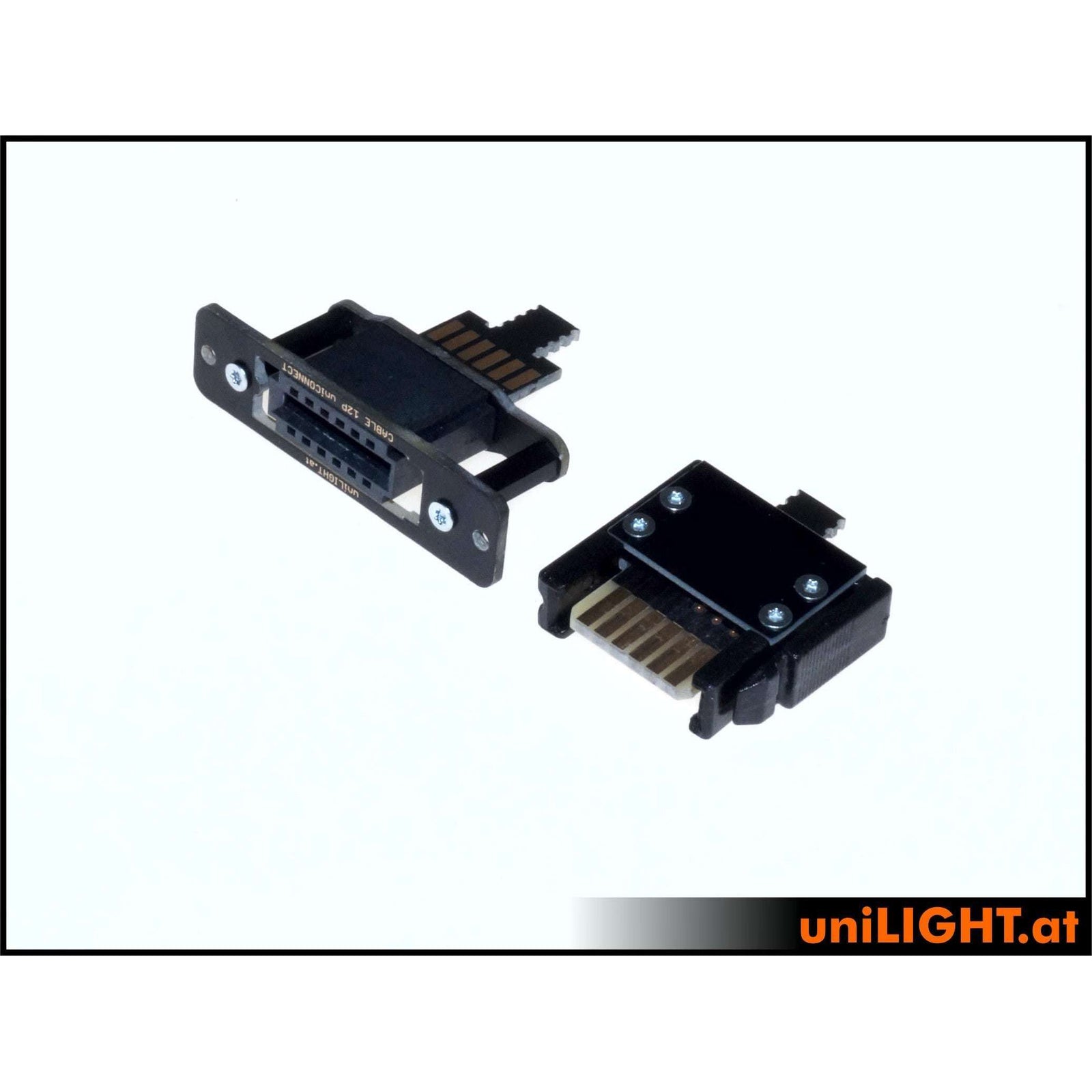 Locking cable connection, 6 primary pins