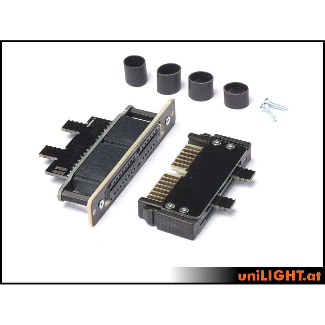 Locking cable connection, 12 primary 4 secondary pins