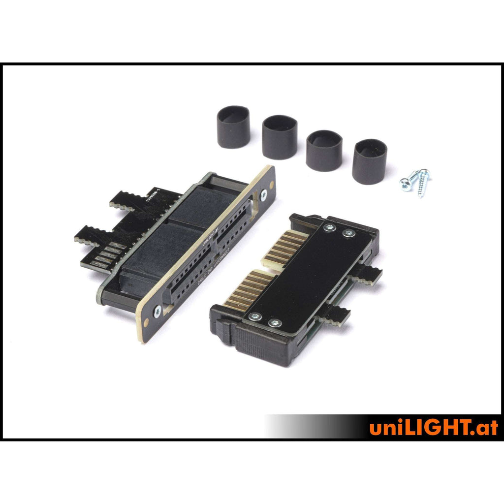 Locking cable connection, 9 primary 10 secondary pins