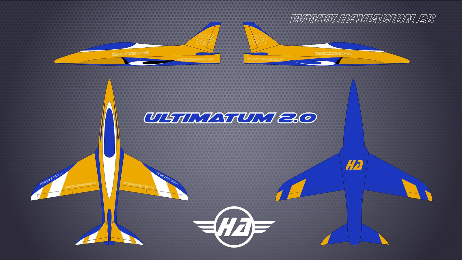 ULTIMATUM 2.0 (U2) YELLOW/BLUE