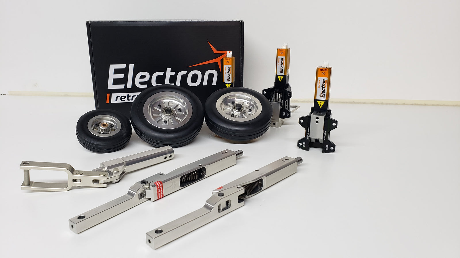 Electron retracts combo set for Hispano Aviacion BULL Mo1