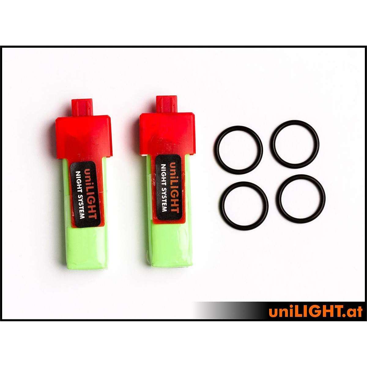 uniLIGHT LiPo Batterie 2S/330mAh NIGHT