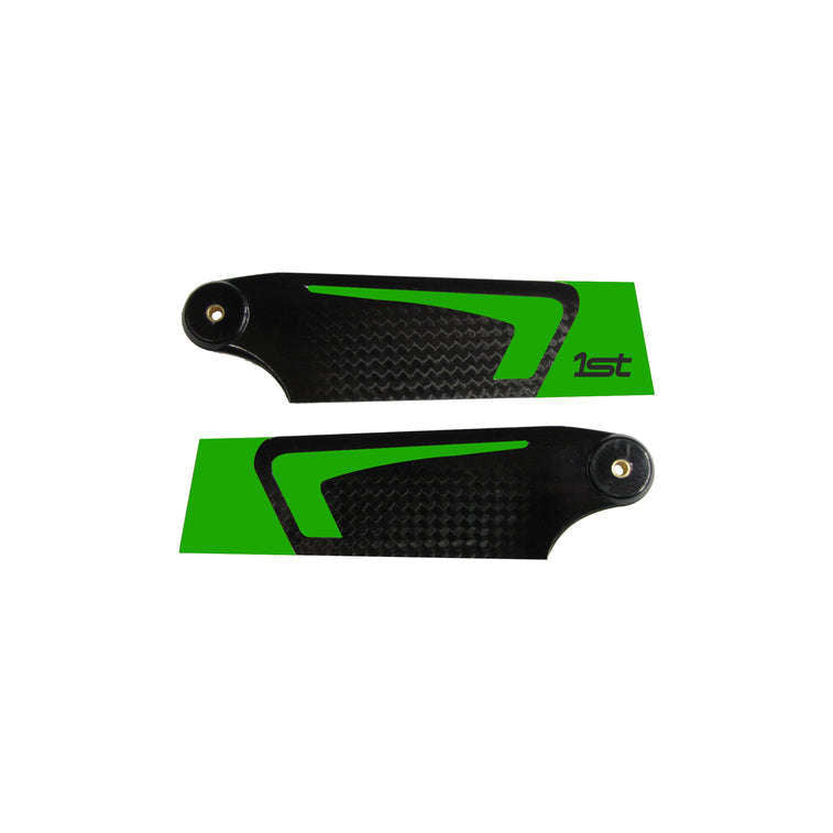 1st Tail Blades CFK 95mm (GREEN)