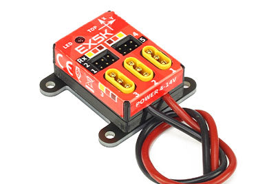 Elite EX5 K Serial Bus & Servo Channel Expander w/G-Force, Temperature, Stabilization (Jeti EX Bus, HoTT, S.Bus2 Expander)