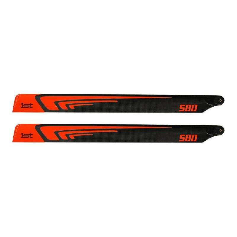 1st Main Blades CFK 580mm FBL (ORANGE)