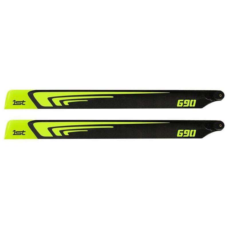 1st Main Blades CFK 690mm FBL (Yellow)