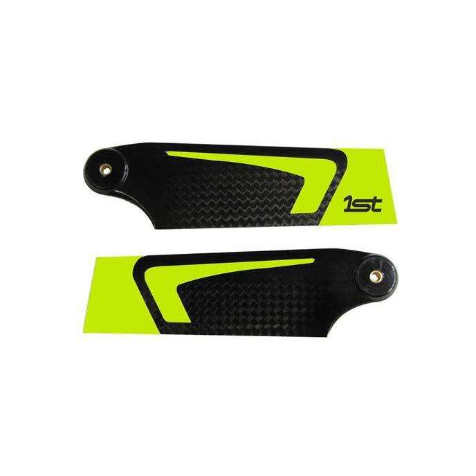 1st Tail Blades CFK 105mm (Yellow)