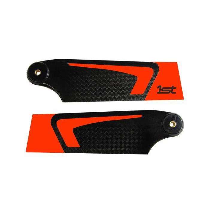 1st Tail Blades CFK 115mm (Orange)