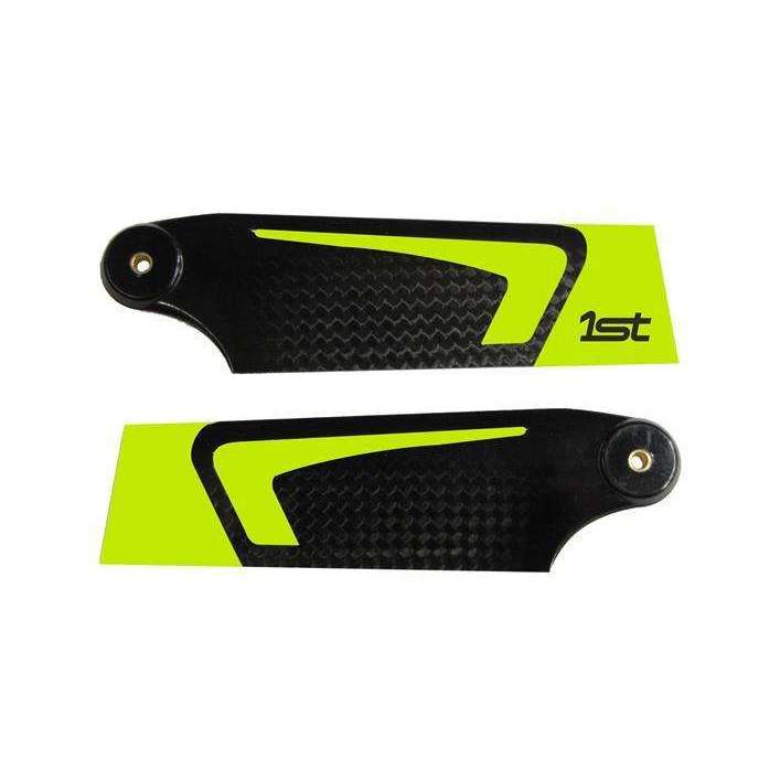 1st Tail Blades CFK 115mm (Yellow)