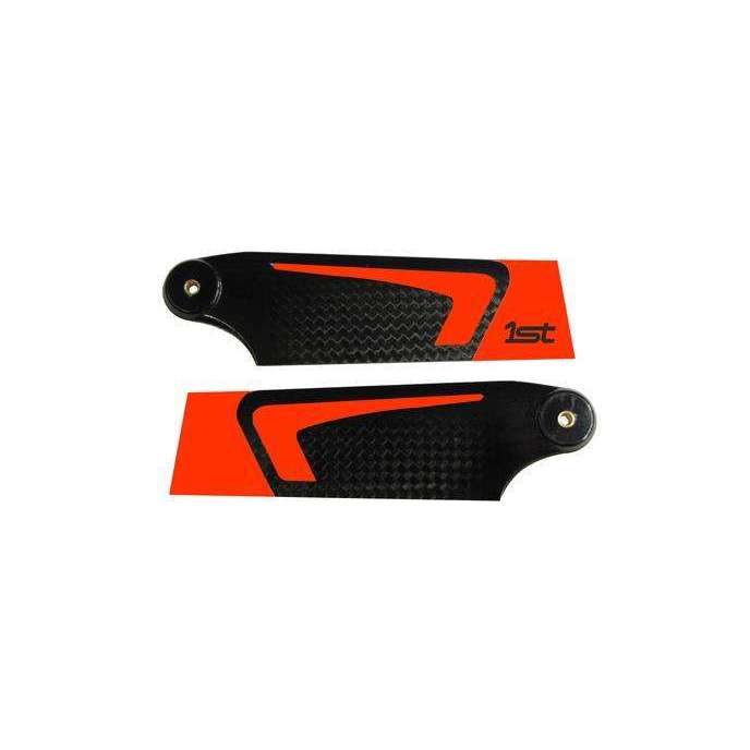 1st Tail Blades CFK 95mm (ORANGE)