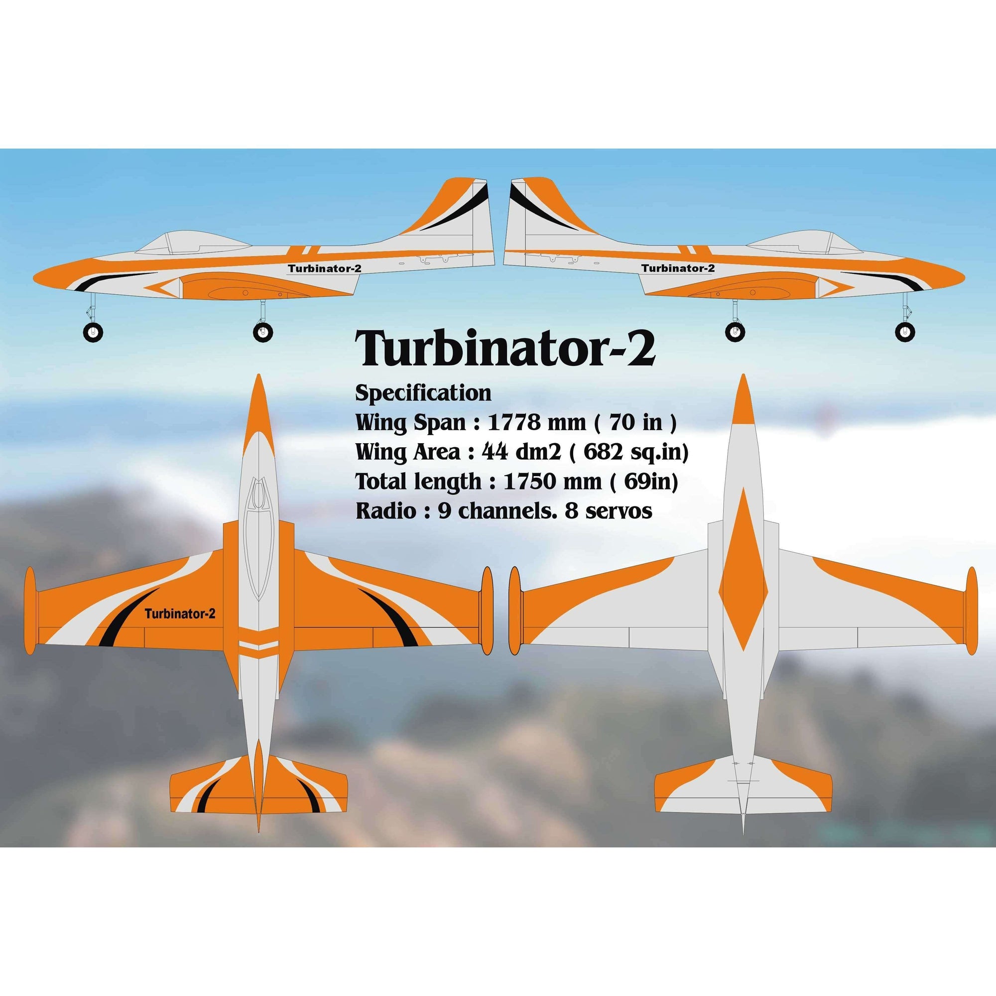 Boomerang Turbinator 2 Orange and Silver