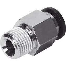 Festo Push-in Fitting 1/4 - 8mm Nickel