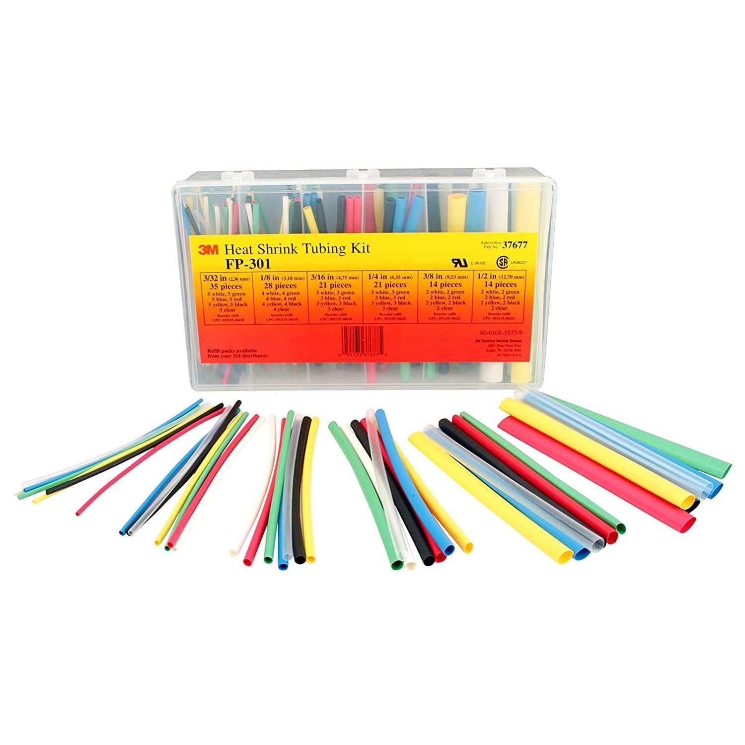HEAT SHRINK ASSORTED PACK MULTI-COLORED