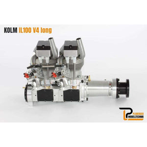 IL100 V4 inline engine 2 cylinder