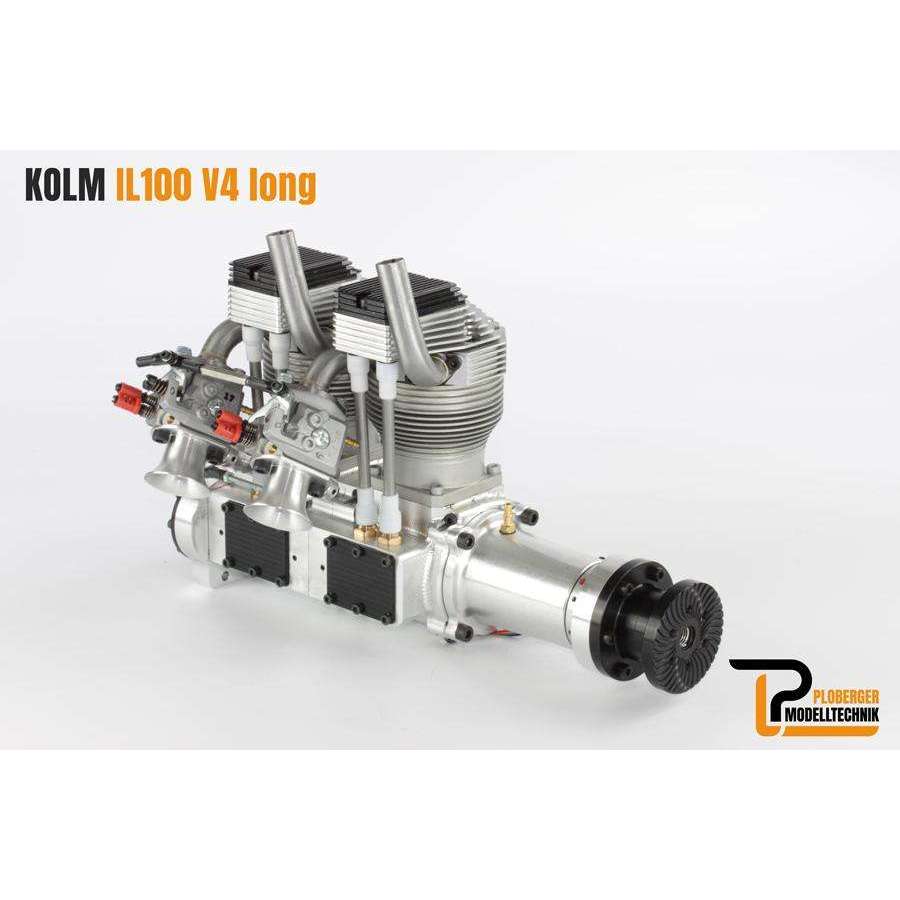 IL100 V4 inline engine 2 cylinder - www.AeroPanda.com