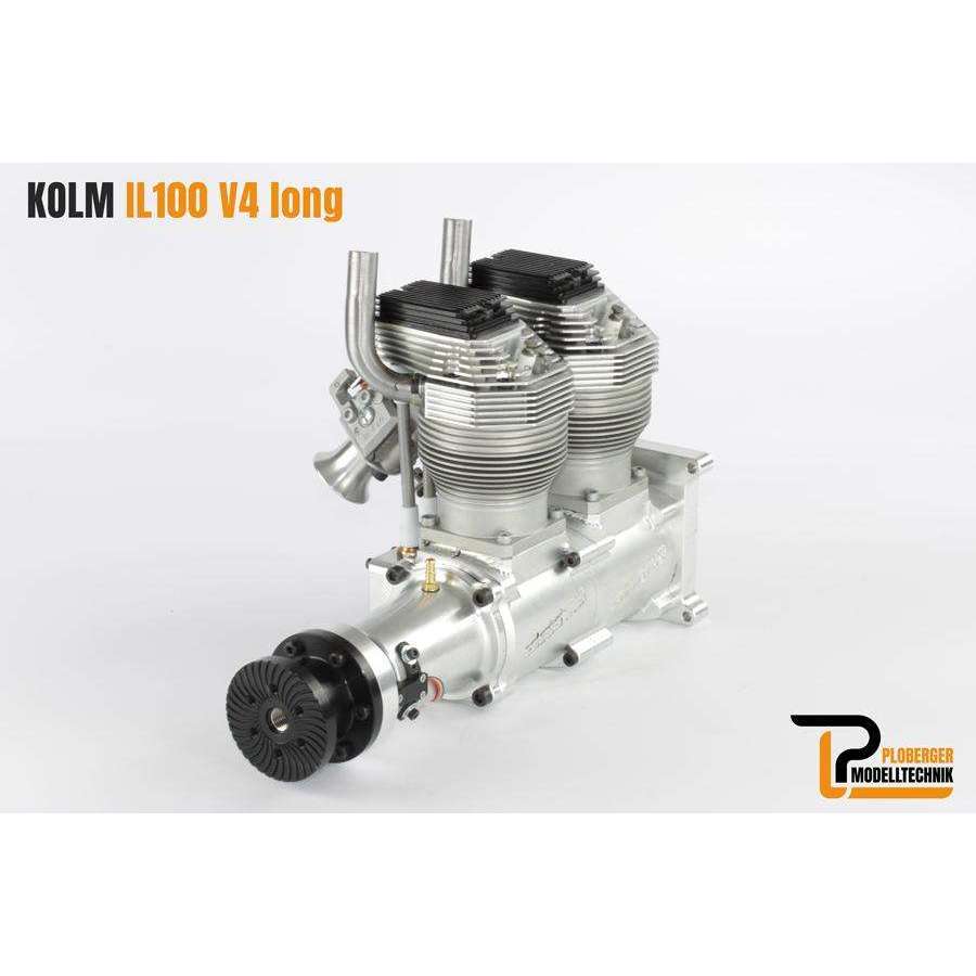 IL100 V4 inline engine 2 cylinder - www.AeroPanda.com