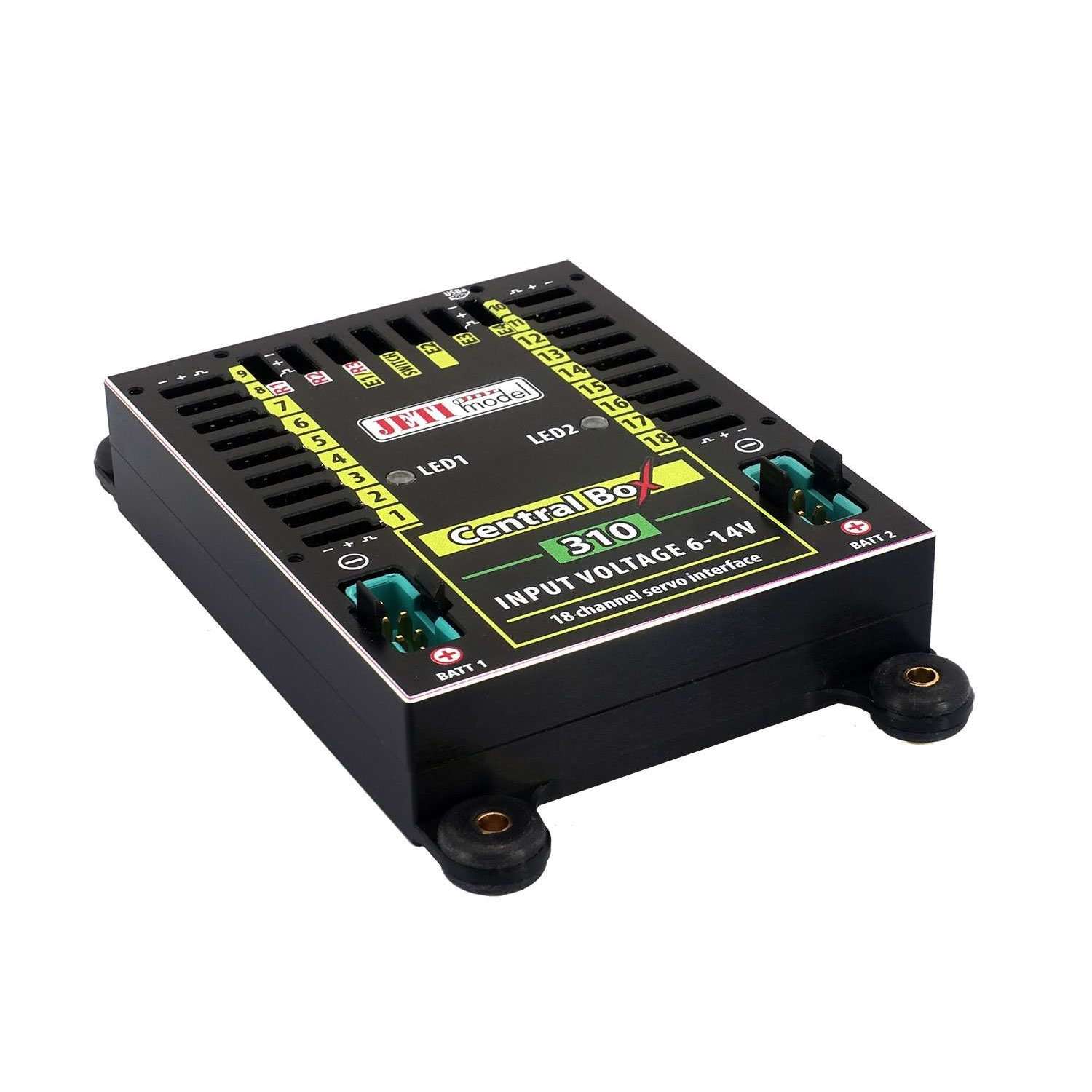 Jeti Central Box 310 Power Distribution Unit with Magnetic Switch