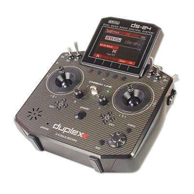 Jeti Duplex DS-24 Carbon Black 2.4GHz/900MHz w/Telemetry Transmitter Only Radio
