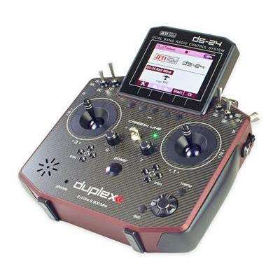 Jeti Duplex DS-24 Carbon Red Wine 2.4GHz/900MHz w/Telemetry Transmitter Only Radio