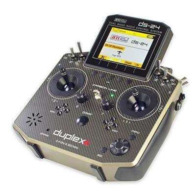 Jeti Duplex DS-24 Carbon Titanium 2.4GHz/900MHz w/Telemetry Transmitter Only Radio