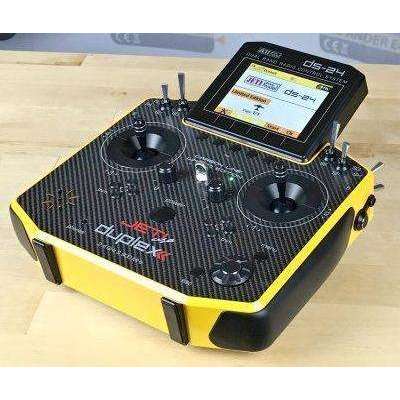 Jeti Duplex DS-24 Special Edition Carbon Sunburst Yellow 2.4GHz/900MHz w/Telemetry Transmitter Only Radio